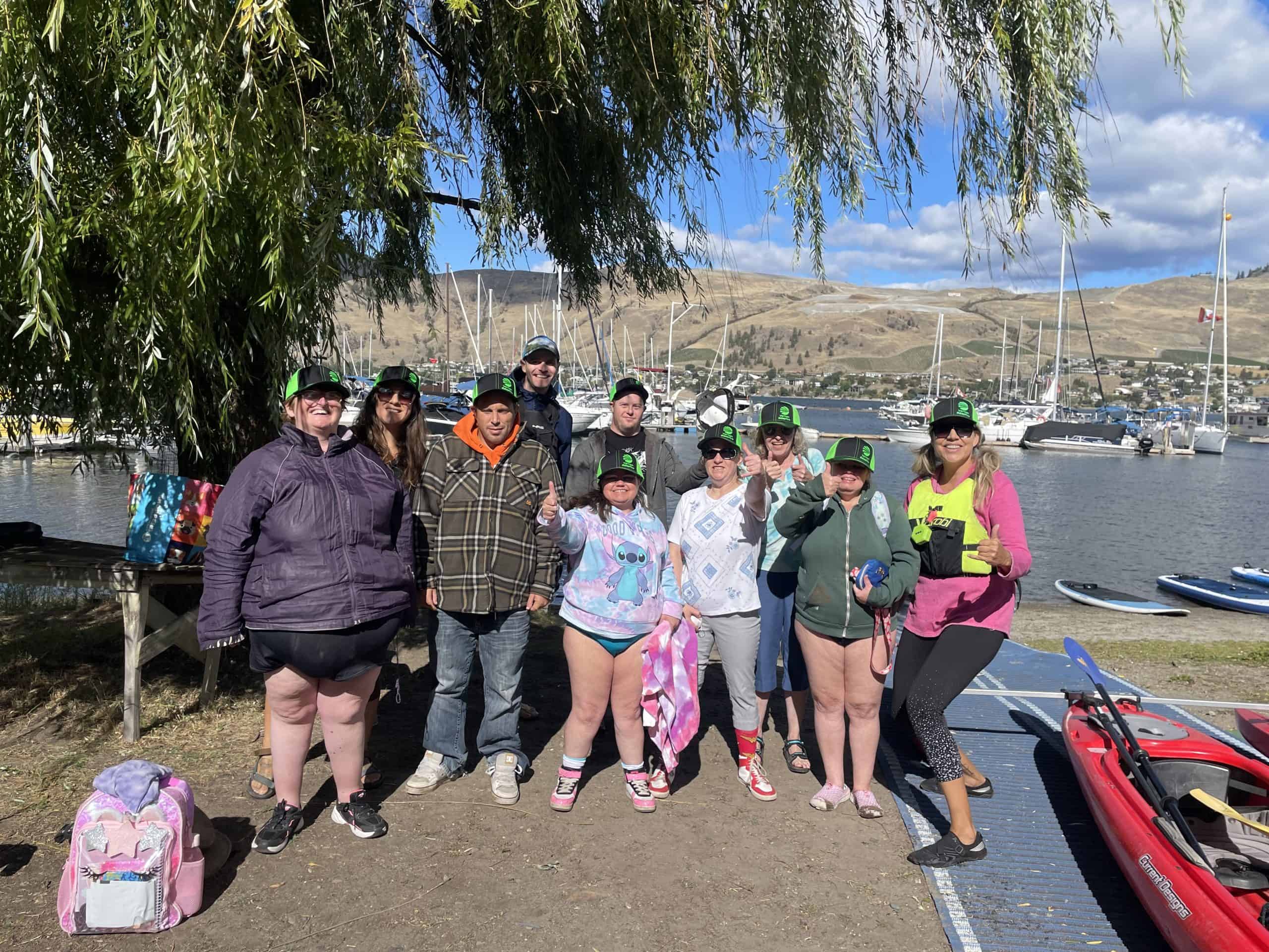 People supported by Venture Living participating in the community